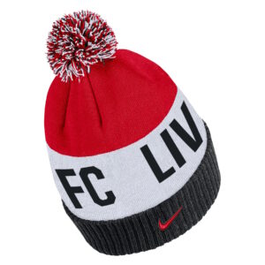 BUY LIVERPOOL NIKE CLASSIC STRIPED BLACK BEANIE IN WHOLESALE ONLINE