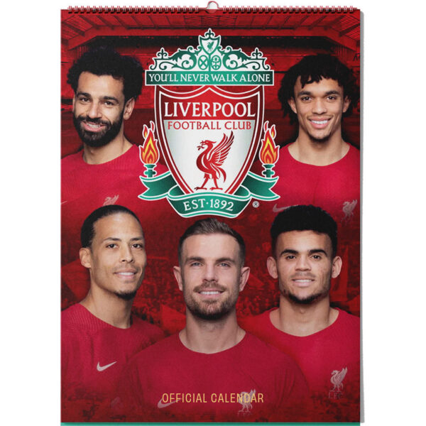 Buy Liverpool 2024 Calendar in wholesale online! | Mimi Imports