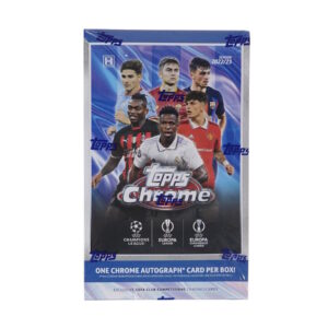 BUY 2022-23 TOPPS CHROME UEFA CLUB COMPETITIONS COLLECTION HOBBY BOX IN WHOLESALE ONLINE