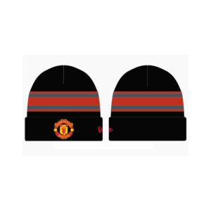 BUY MANCHESTER UNITED NEW ERA BLACK & RED CUFF BEANIE IN WHOLESALE ONLINE
