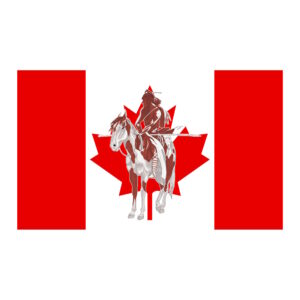 BUY CANADA INDIGENOUS ON HORSE FLAG IN WHOELSALE ONLINE