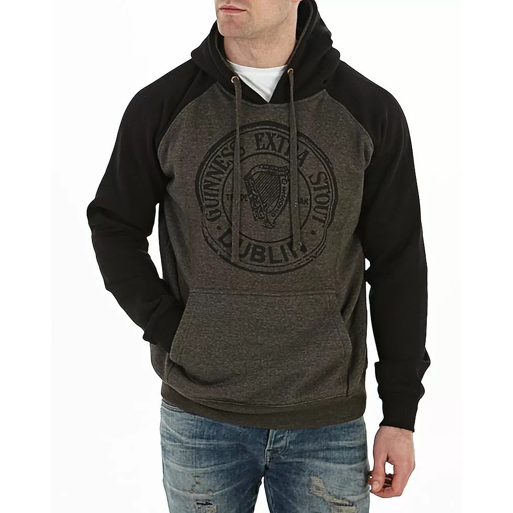 Buy Guinness Extra Stout Charcoal Hoodie in wholesale