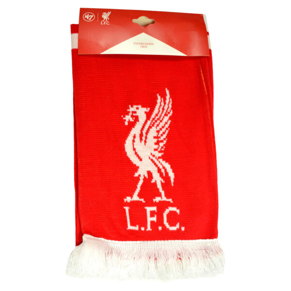 BUY LIVERPOOL LIVERBIRD RED WHITE & YELLOW SCARF IN WHOLESALE ONLINE