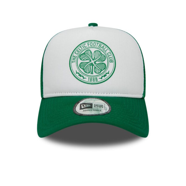 BUY CELTIC NEW ERA E-FRAME GREEN & WHITE TRUCKER HAT IN WHOLESALE ONLINE