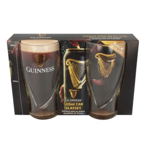 BUY GUINNESS EMBOSSED CAN PINT GLASS SET IN WHOLESALE ONLINE