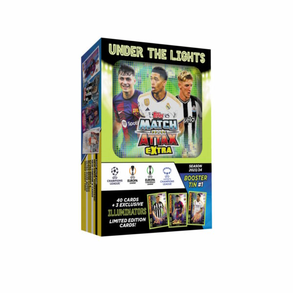BUY 2023-24 TOPPS MATCH ATTAX EXTRA CHAMPIONS LEAGUE CARDS BOOSTER MINI TIN IN WHOLESALE ONLINE