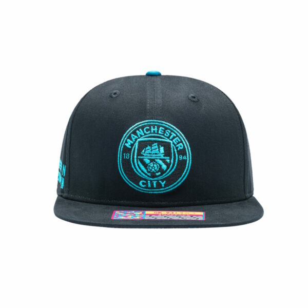 BUY MANCHESTER CITY LOCALE FLAT PEAK SNAPBACK HAT IN WHOLESALE ONLINE
