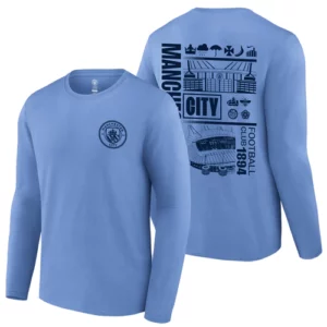 BUY MANCHESTER CITY STADIUM LONG SLEEVE T-SHIRT IN WHOLESALE ONLINE