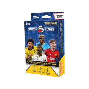 BUY 2023-24 TOPPS SUPERSTARS UEFA CHAMPIONS LEAGUE CARDS HANGER BOX IN WHOLESALE ONLINE