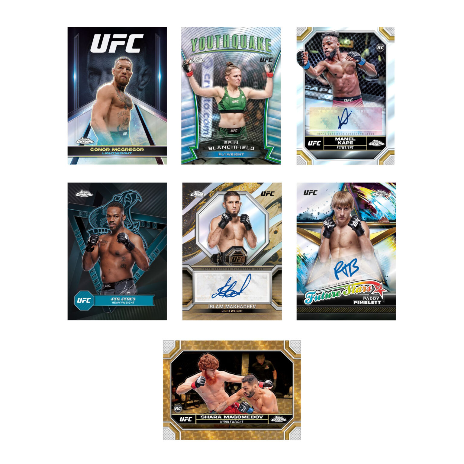 Buy 2025 Topps Chrome UFC Cards Mega Box Blaster wholesale