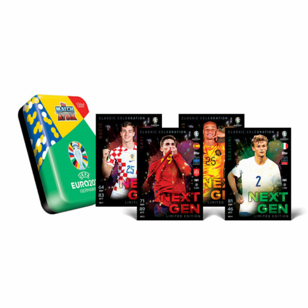 BUY 2024 TOPPS MATCH ATTAX UEFA EURO CARDS MEGA TIN IN WHOLESALE ONLINE