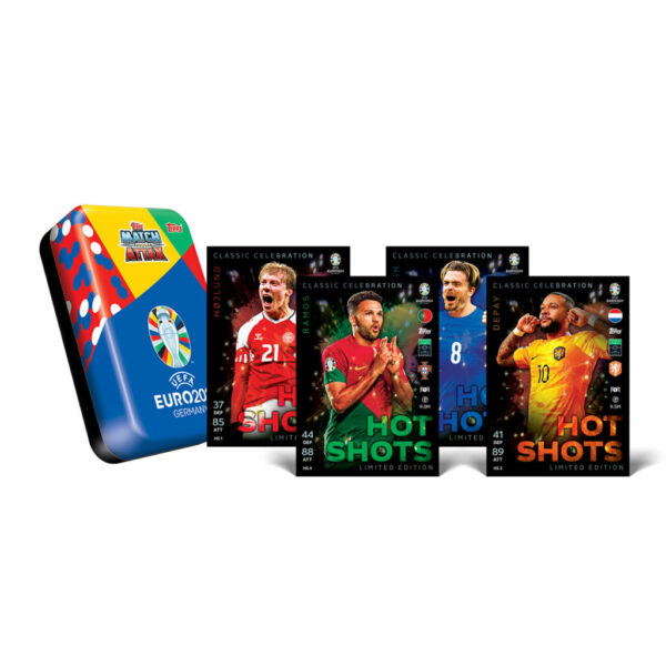 BUY 2024 TOPPS MATCH ATTAX UEFA EURO CARDS MEGA TIN IN WHOLESALE ONLINE