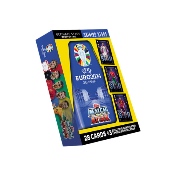 BUY 2024 TOPPS MATCH ATTAX UEFA EURO CARDS MINI BOOSTER TIN IN WHOLESALE ONLINE