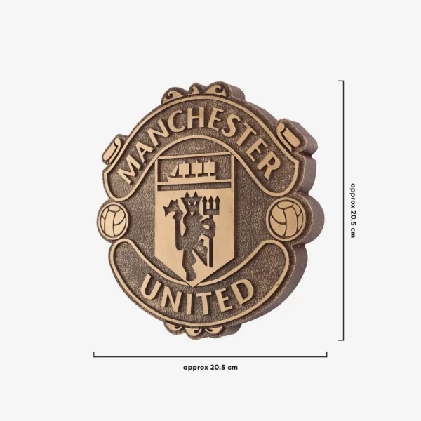 BUY MANCHESTER UNITED BRONZE EFFECT WALL SIGN IN WHOLESALE ONLINE