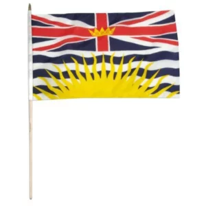 BUY BRITISH COLUMBIA STICK FLAG IN WHOLESALE ONLINE