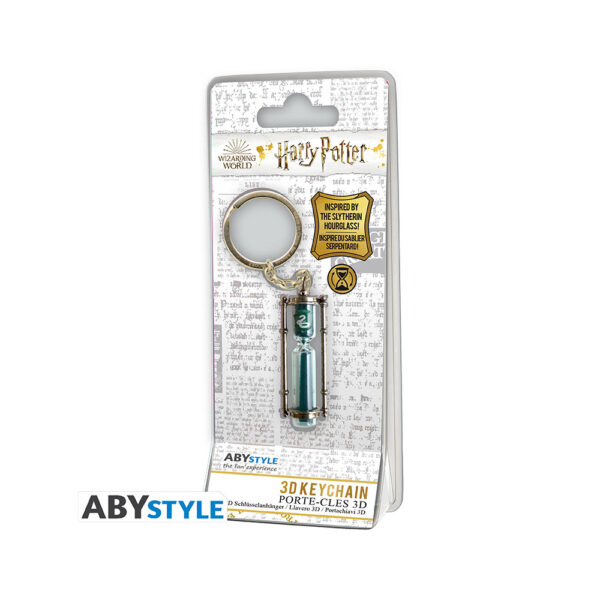 BUY HARRY POTTER SLYTHERIN HOURGLASS 3D KEYCHAIN IN WHOLESALE ONLINE