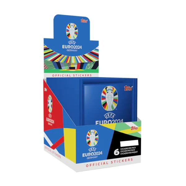 BUY 2024 TOPPS UEFA EURO STICKERS MEGA 100-PACK BOX IN WHOLESALE ONLINE