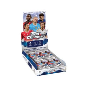 BUY 2023-24 TOPPS CHROME UEFA CLUB COMPETITIONS COLLECTION HOBBY BOX IN WHOLESALE ONLINE