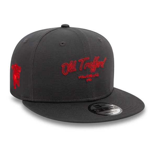 BUY MANCHESTER UNITED NEW ERA 9FIFTY CHAIN STITCH FLAT PEAK HAT IN WHOLESALE ONLINE