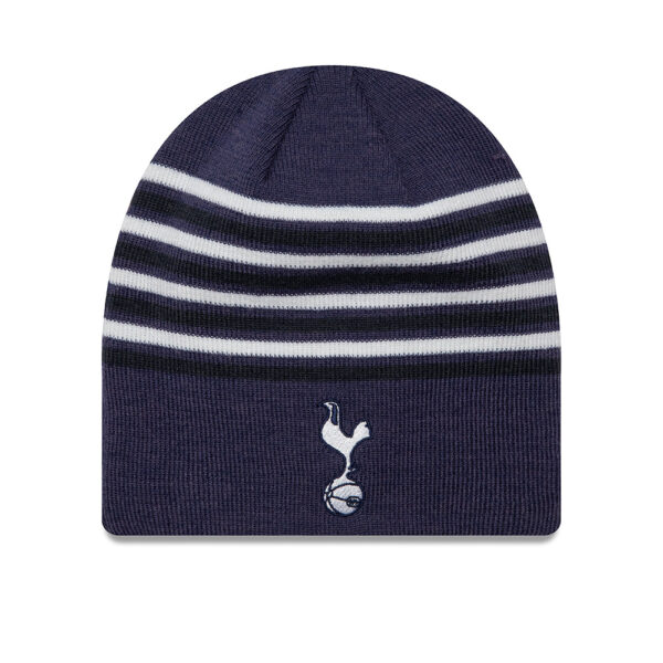 BUY TOTTENHAM NAVY NEW ERA STRIPE BEANIE IN WHOLESALE ONLINE