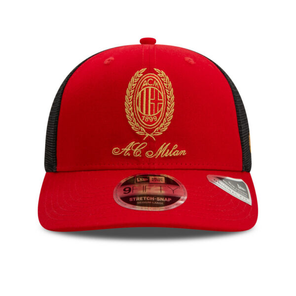 BUY AC MILAN NEW ERA 9FIFTY HERITAGE GOLD TRUCKER HAT IN WHOLESALE ONLINE