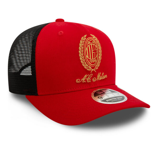 BUY AC MILAN NEW ERA 9FIFTY HERITAGE GOLD TRUCKER HAT IN WHOLESALE ONLINE