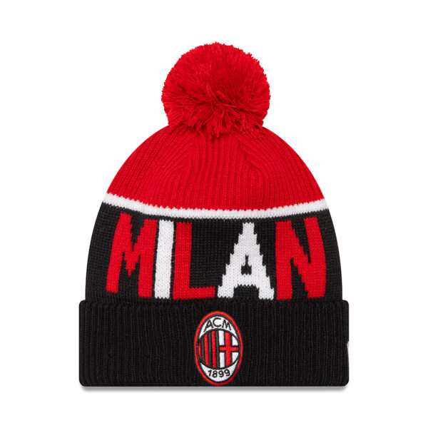 BUY AC MILAN NEW ERA 1899 SPORT POM BEANIE IN WHOLESALE ONLINE