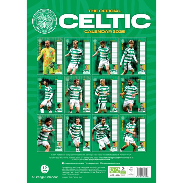 BUY CELTIC 2025 CALENDAR IN WHOLESALE ONLINE