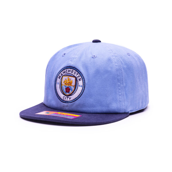 BUY MANCHESTER CITY SWINGMAN FLAT PEAK SNAPBACK HAT IN WHOLESALE ONLINE