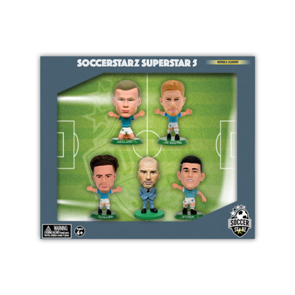 BUY MANCHESTER CITY 5 PLAYER SOCCERSTARZ TEAM SET IN WHOLESALE ONLINE