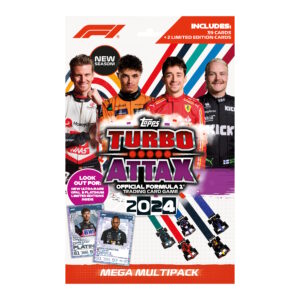 BUY 2024 TOPPS TURBO ATTAX FORMULA 1 CARDS MEGA MULTI-PACK IN WHOLESALE ONLINE