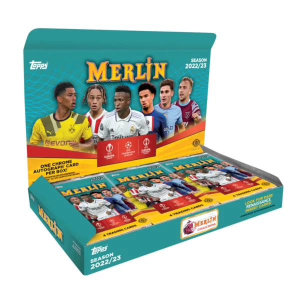 BUY 2022-23 TOPPS MERLIN CHROME UEFA CLUB COMPETITIONS CARDS BOX IN WHOLESALE ONLINE