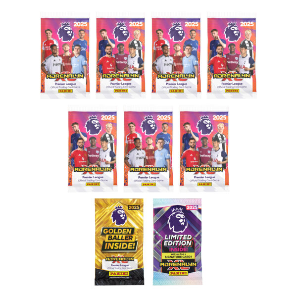 BUY 2024-25 PANINI ADRENALYN XL PREMIER LEAGUE CARDS MEGA TIN IN WHOLESALE ONLINE