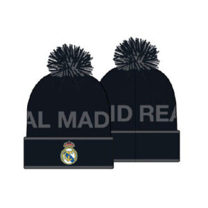 BUY REAL MADRID BLACK POM BEANIE IN WHOLESALE ONLINE