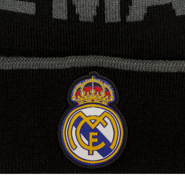 BUY REAL MADRID BLACK POM BEANIE IN WHOLESALE ONLINE