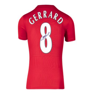 BUY STEVEN GERRARD AUTHENTIC SIGNED 2005 LIVERPOOL CHAMPIONS LEAGUE FINAL JERSEY IN WHOLESALE ONLINE