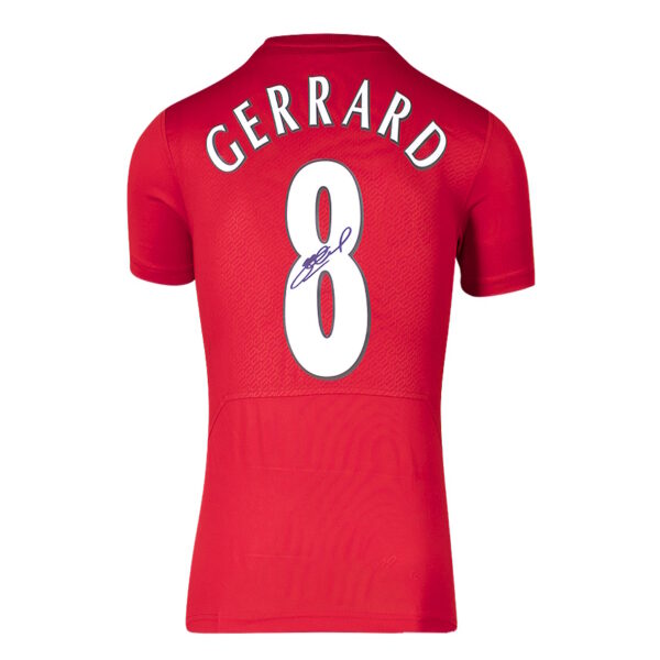 BUY STEVEN GERRARD AUTHENTIC SIGNED 2005 LIVERPOOL CHAMPIONS LEAGUE FINAL JERSEY IN WHOLESALE ONLINE