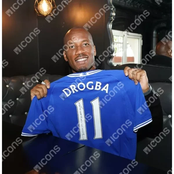 BUY DIDIER DROGBA AUTHENTIC SIGNED CHELSEA 2000-01 HOME JERSEY IN WHOLESALE ONLINE