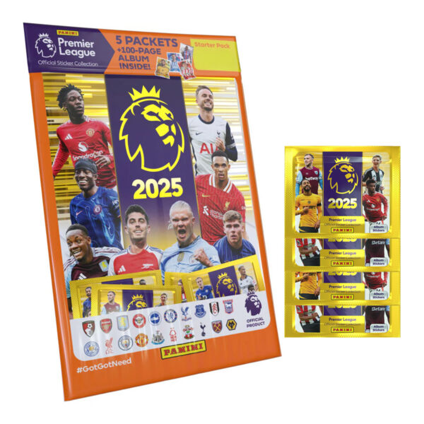 BUY 2024-25 PANINI PREMIER LEAGUE STICKERS MEGA STARTER PACK IN WHOLESALE ONLINE