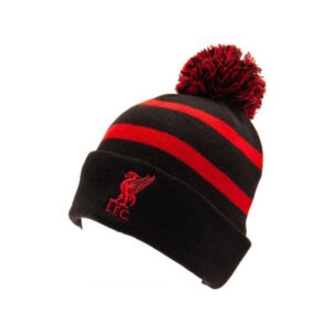 BUY LIVERPOOL BLACK & RED BREAKAWAY POM BEANIE IN WHOLESALE ONLINE