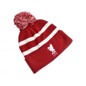 BUY LIVERPOOL RED & WHITE POM BEANIE IN WHOLESALE ONLINE