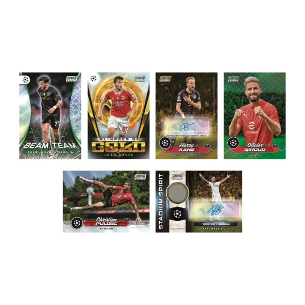 BUY 2023-24 TOPPS STADIUM CLUB CHROME UEFA CLUB COMPETITIONS COLLECTION IN WHOLESALE ONLINE