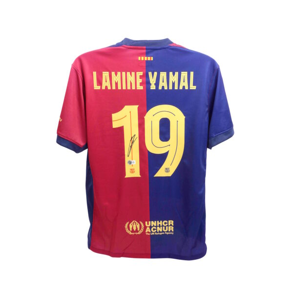 BUY LAMINE YAMAL AUTHENTIC SIGNED 2024-25 BARCELONA JERSEY IN WHOLESALE ONLINE