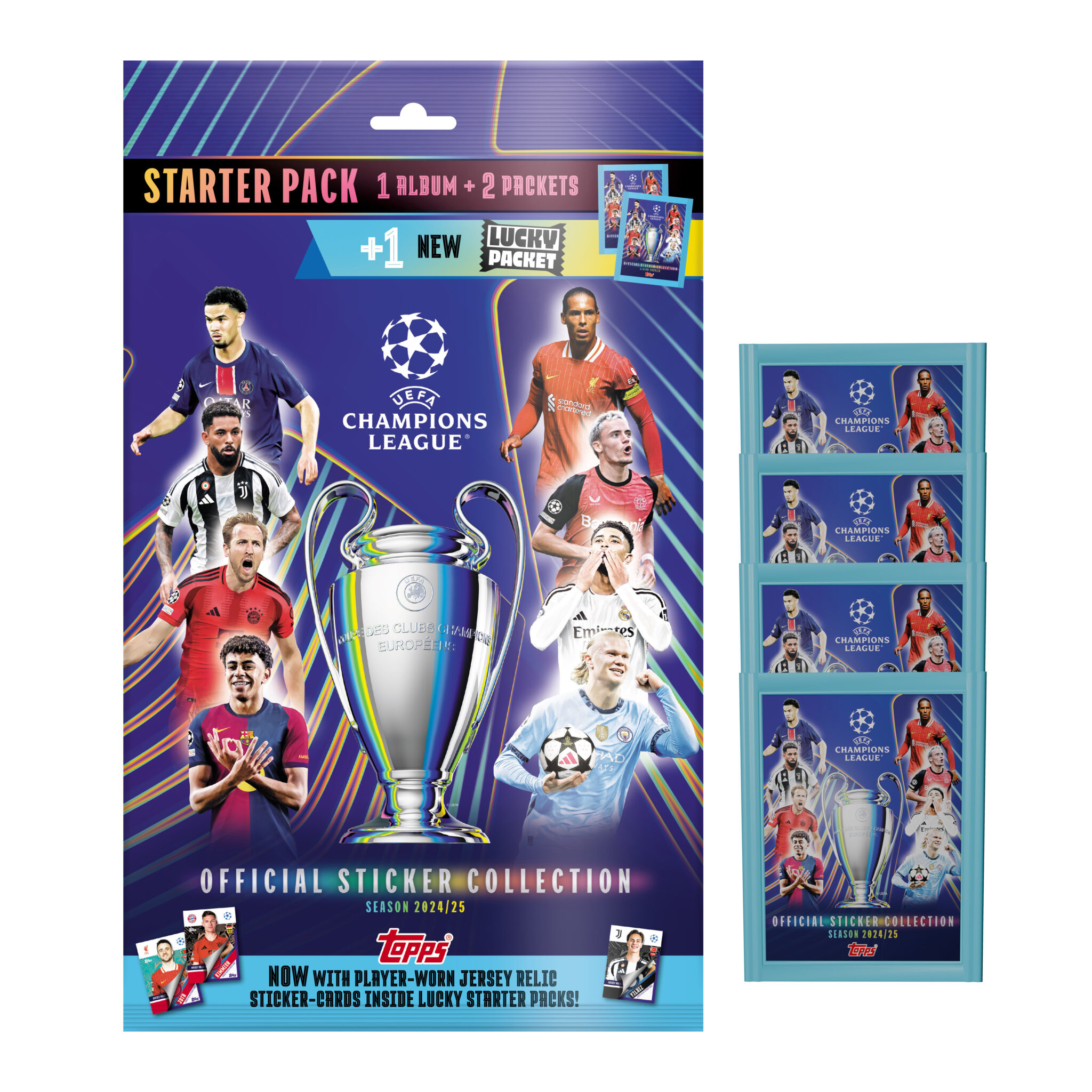 Buy 202425 Topps Champions League Sticker Mega Starter Pack