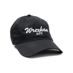 BUY WREXHAM BLACK SCRIPT BASEBALL HAT IN WHOLESALE ONLINE