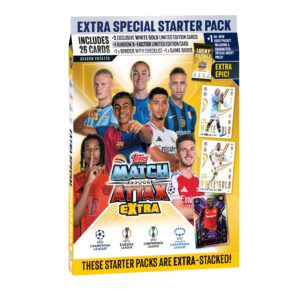 BUY 2024-25 TOPPS MATCH ATTAX EXTRA CHAMPIONS LEAGUE CARDS STARTER PACK IN WHOLESALE ONLINE