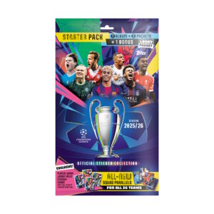 BUY 2025-26 TOPPS UEFA CHAMPIONS LEAGUE STICKERS STARTER PACK IN WHOLESALE ONLINE