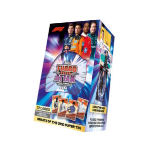 BUY 2026 TOPPS TURBO ATTAX FORMULA 1 CARDS SUPER TIN IN WHOLESALE ONLINE